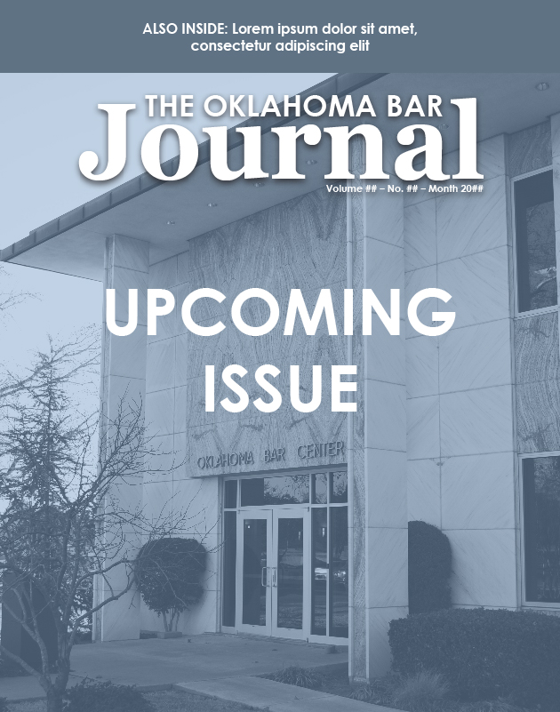 Bar Journal - Oklahoma Bar Association